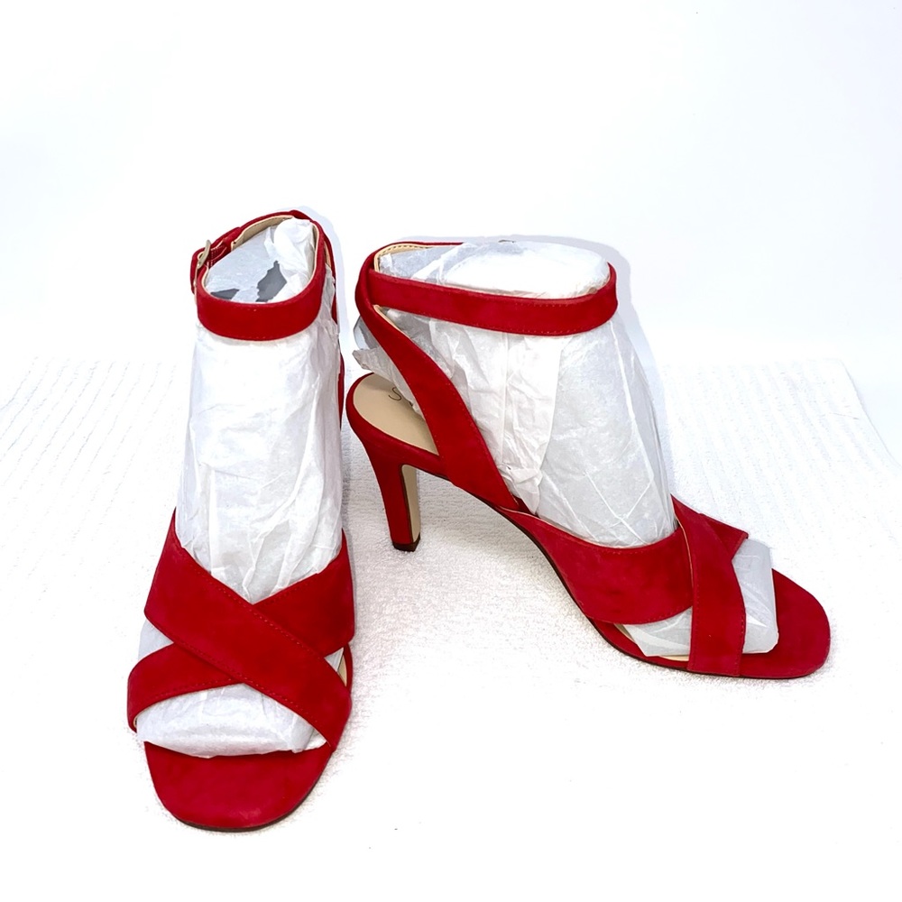 Sole Society Red Suede Heels